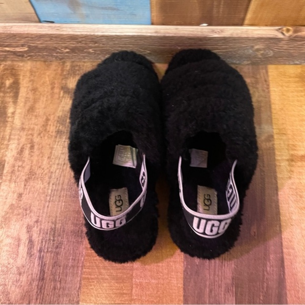 UGG Oh Yeah Slide Slippers – Black | Women’s Size 7​ - Picture 7 of 10